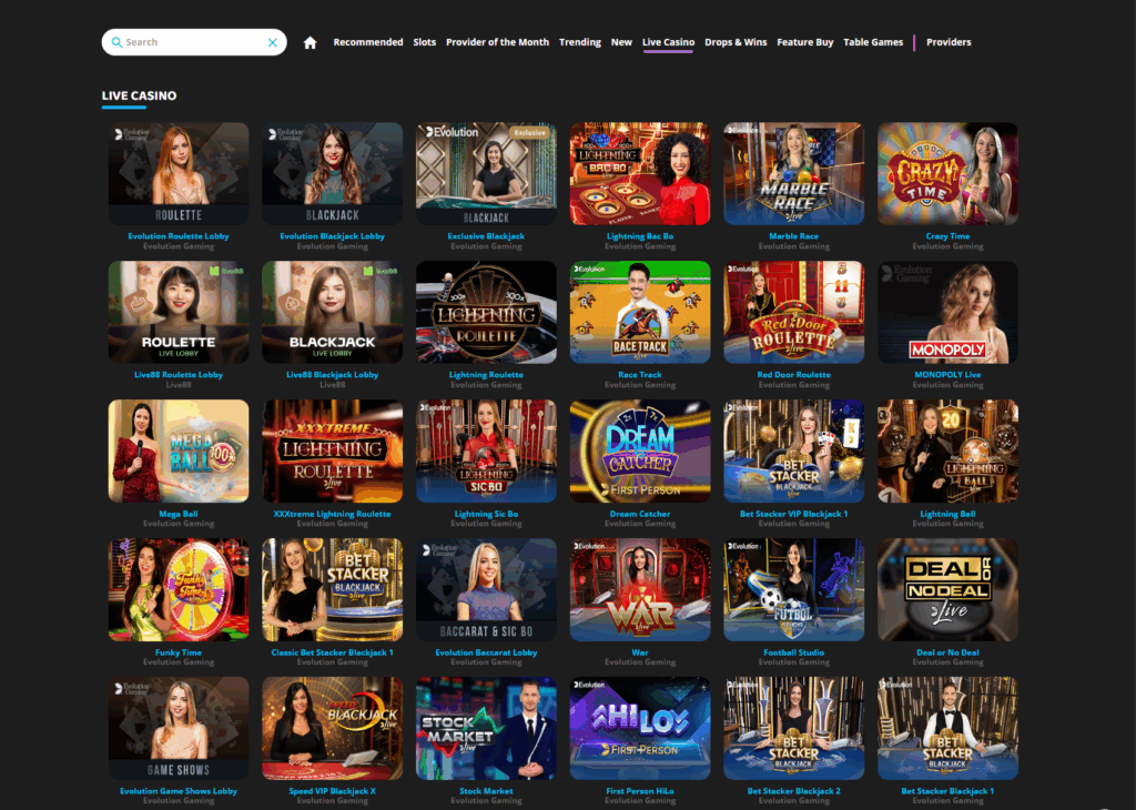 HeyCasino Game Library
