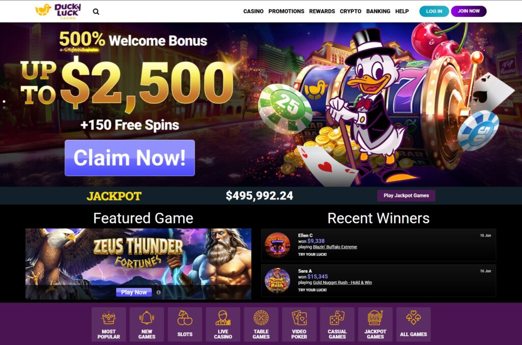 Screenshot 2025-06-18 145030 - Jackpot Baron Ducky Lucky Casino Dashboard
